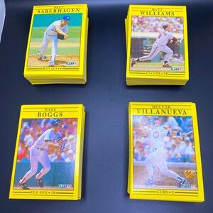 Fleer 1991 (210) Baseball Trading Cards VGC